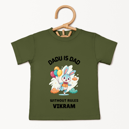 Dadu Is Dad Without Rules - Custom Kids Tee