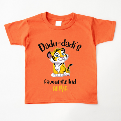 Dadu - Dadi's Favourite Kid - Cusomisable Kids Tee