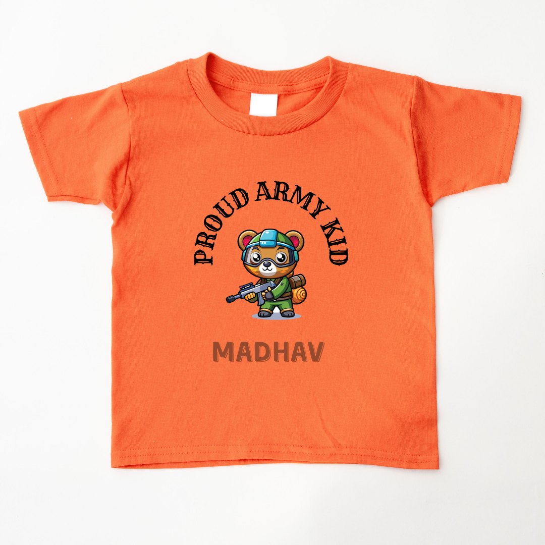 Proud Army Kid - Custom Kids Tee