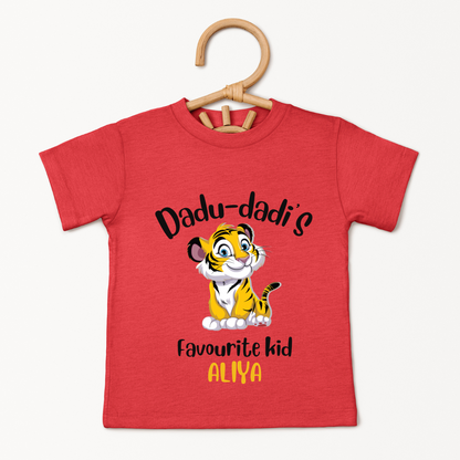 Dadu - Dadi's Favourite Kid - Cusomisable Kids Tee