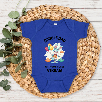 Dadu Is Dad Without Rules - Custom Baby Romper