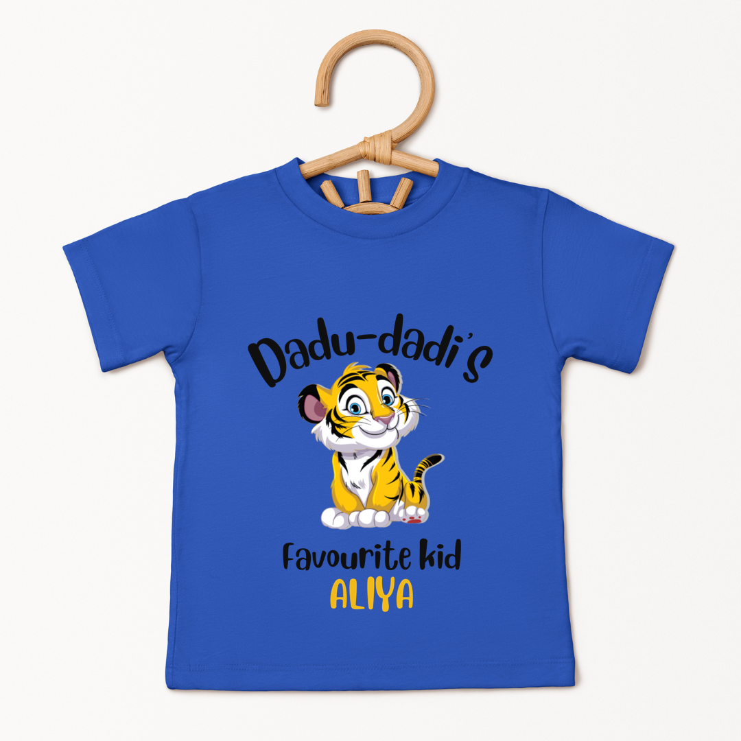 Dadu - Dadi's Favourite Kid - Cusomisable Kids Tee