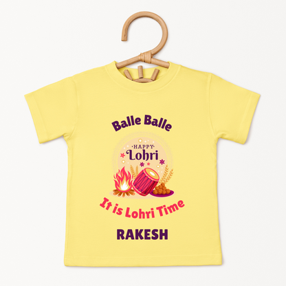 Balle Balle It's Lohri Time - Custom Kids Tee