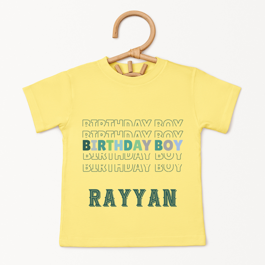 Birthday Boy - Custom Kids Tshirt